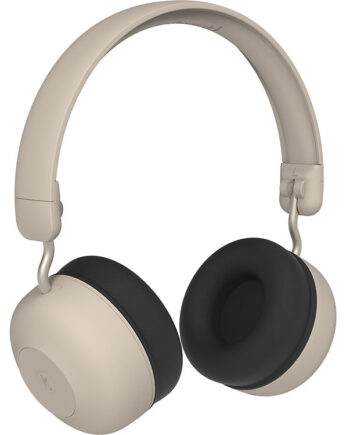 Kreafunk Buzz Ivory Sand Høretelefoner – Elegant Lydoplevelse