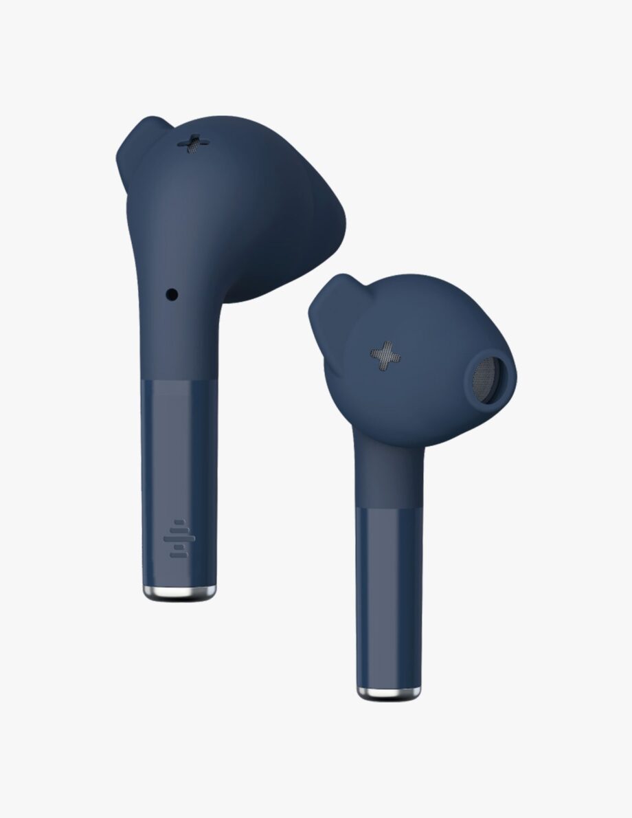 Soundliving Øretelefoner Blå – 22 Timer Musik & Opkald