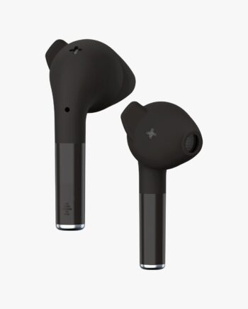 Sort Soundliving Earbuds – 22 timers musikglæde!