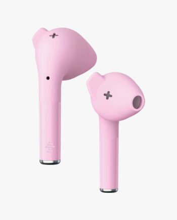 Lyserøde Soundliving Earbuds med 22 timers spilletid