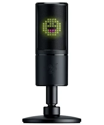 Razer Seiren Emote Mikrofon - Interaktive Ikoner til Streaming