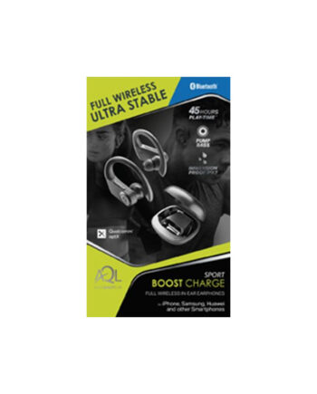 Sort Cellularline Sport Boost Charge Blacktws Ear Sports øretelefoner - Cellularline Headphones  - 8018080376139
