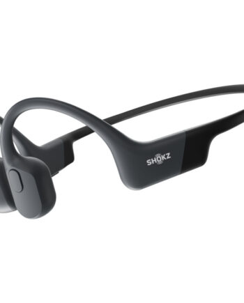 Sort Shokz Openrun Black Bone Conduction Open Ear Hovedtelefoner - Shokz Headphones  - 850033806182